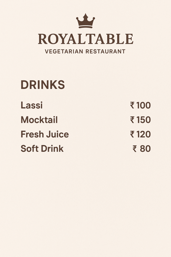 veg restaurant